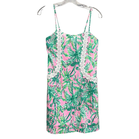 Dress Designer By Lilly Pulitzer In Green & Pink, Size:S