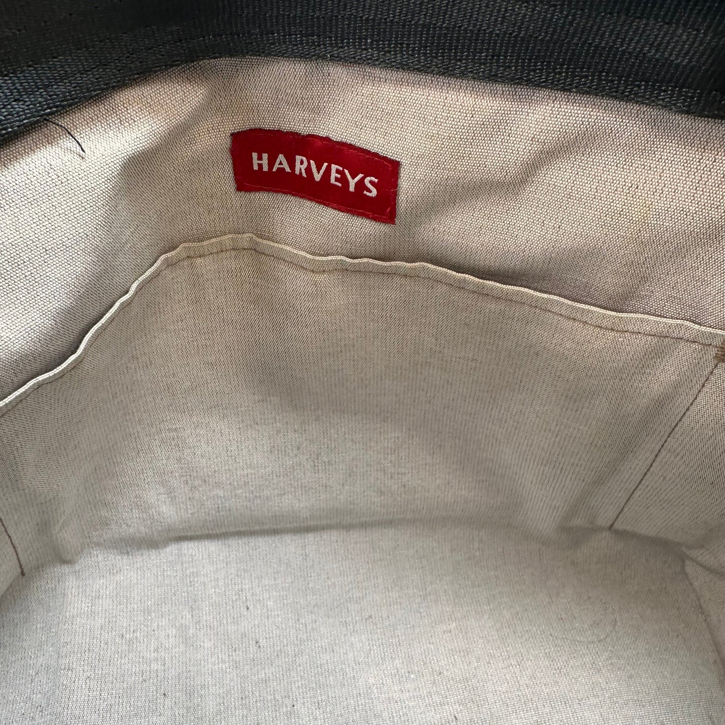 Seatbelt Handbag By Harveys, Size: Medium