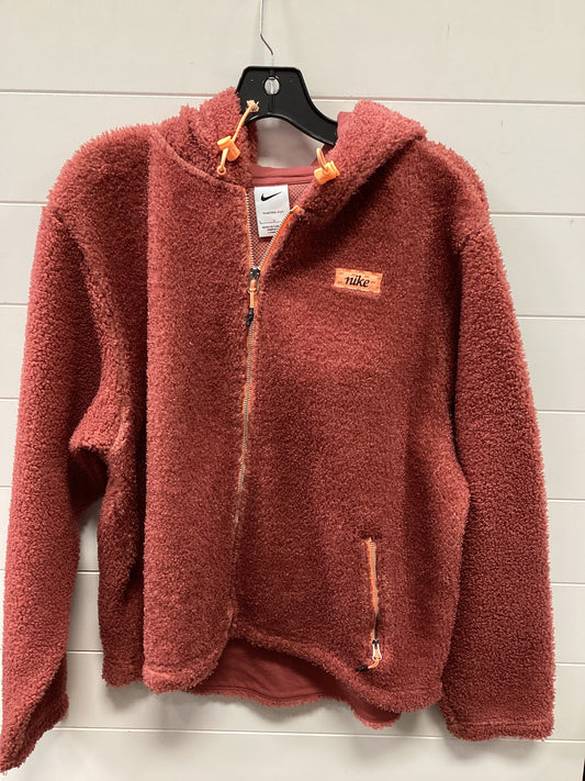 Athletic Top Ls Hoodie By Nike Apparel In Red, Size:L