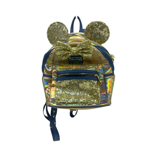 Backpack By Loungefly In Gold, Size:Medium