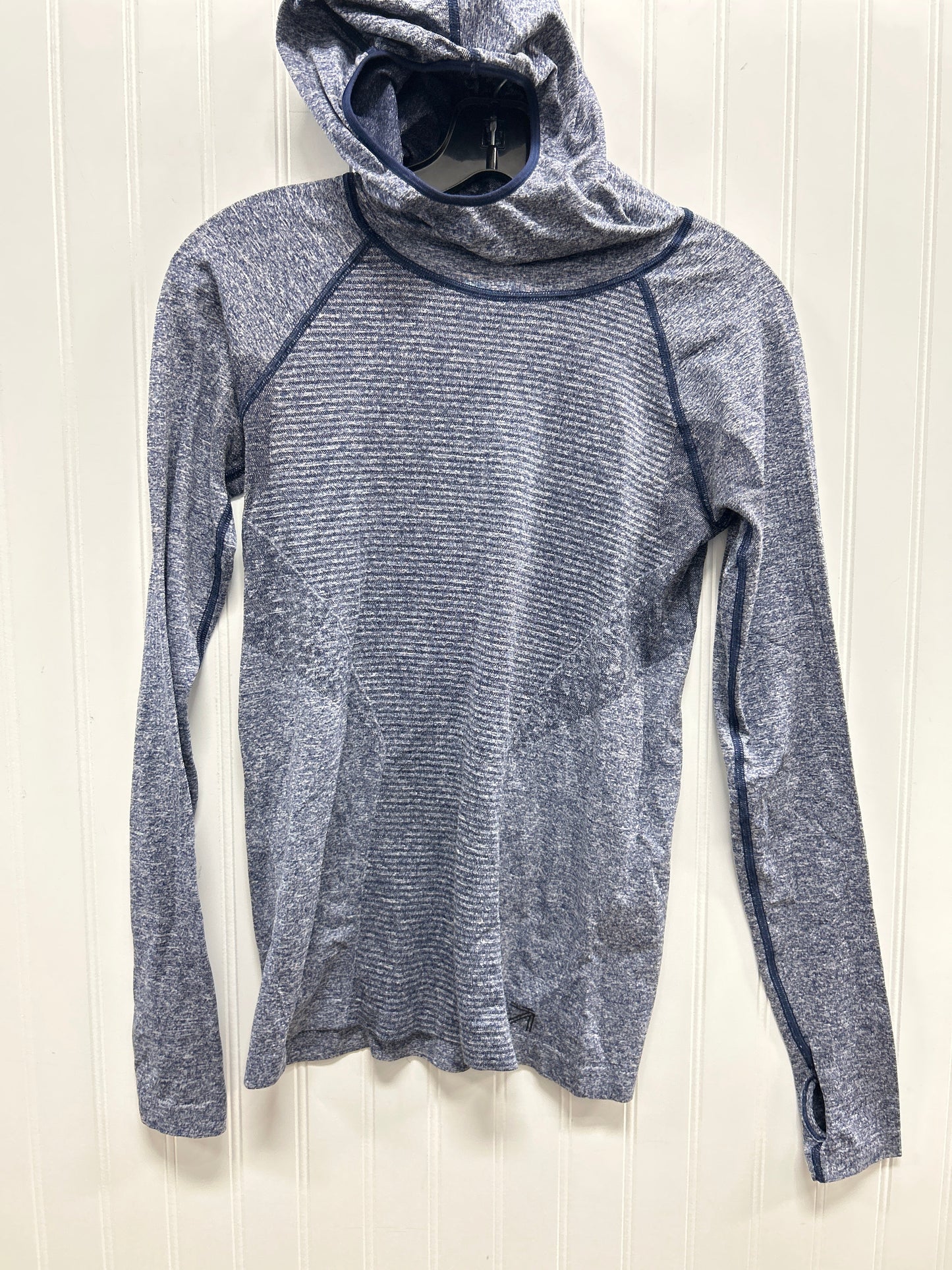 Athletic Top Ls Hoodie By Clothes Mentor In Blue, Size:S