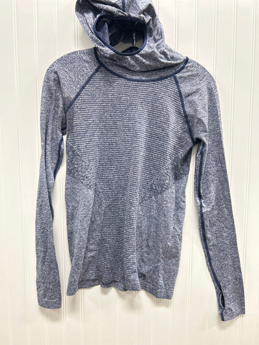 Athletic Top Ls Hoodie By Clothes Mentor In Blue, Size:S