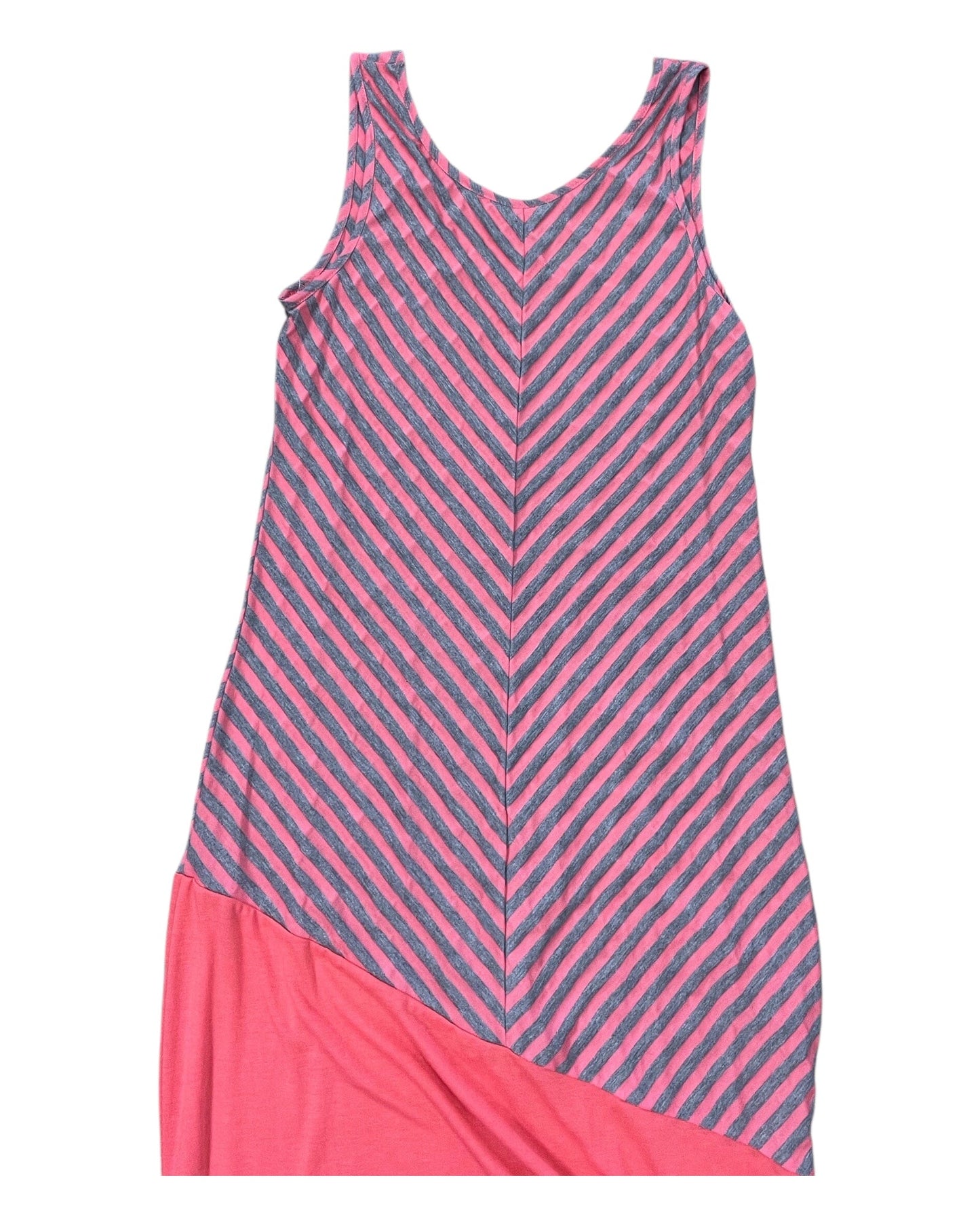 Dress Casual Maxi By Clothes Mentor In Green & Pink, Size:Xl