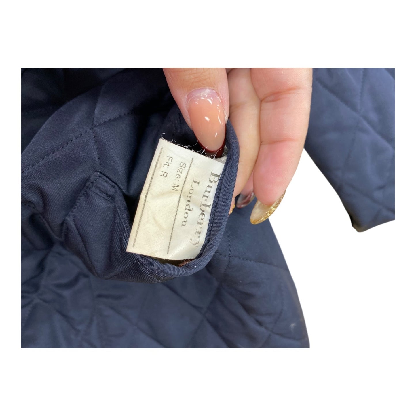 Jacket Luxury Designer By Burberry In Blue, Size:M