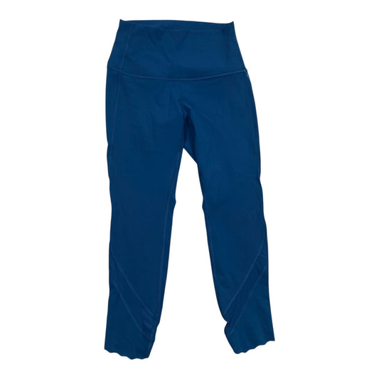 Athletic Capris By Lululemon In Blue, Size:6