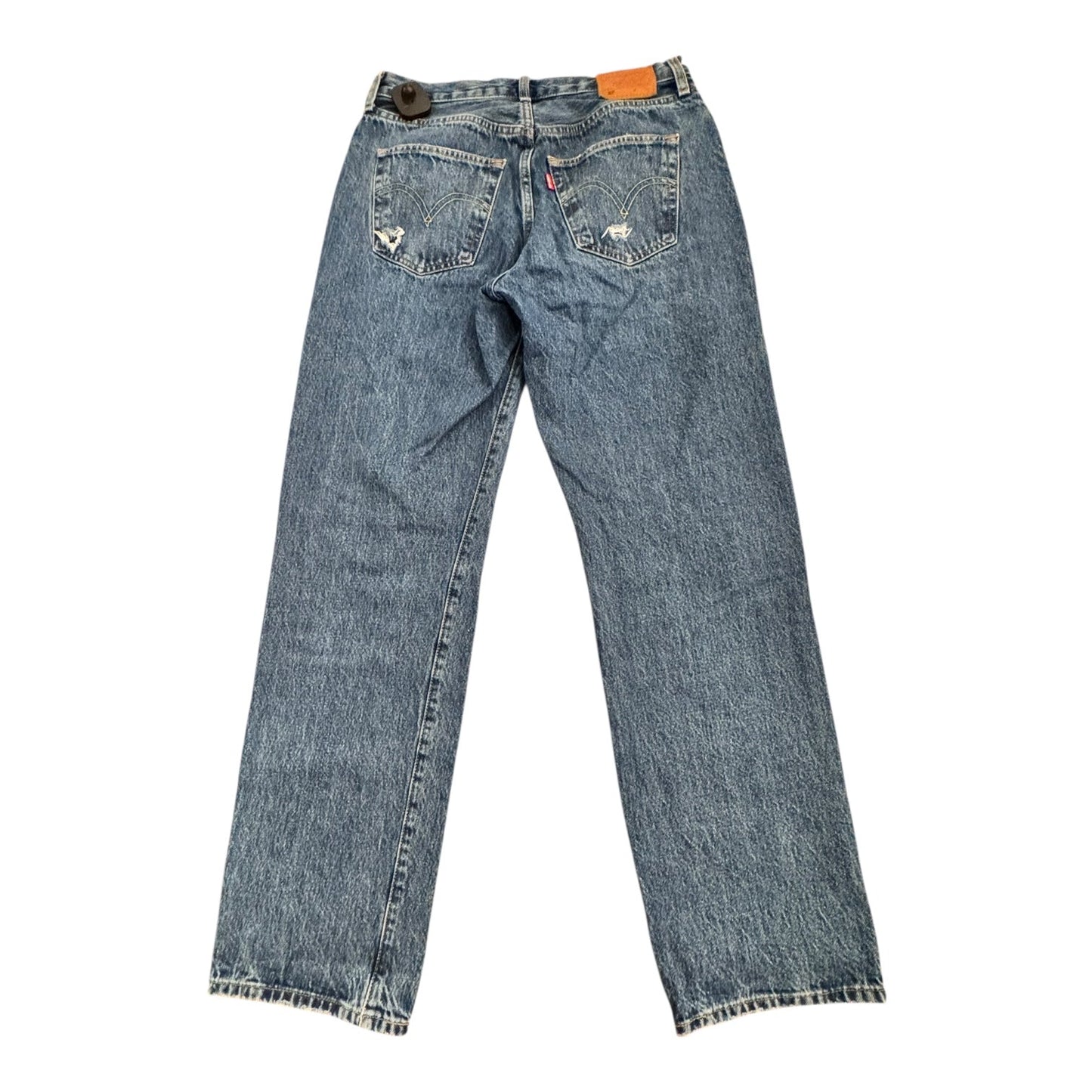 Jeans Straight By Levis In Blue Denim, Size:6