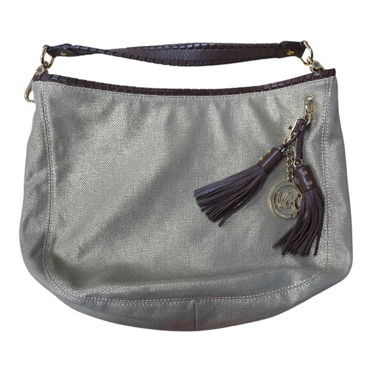 Handbag Designer By Michael Kors In Gold, Size:Large