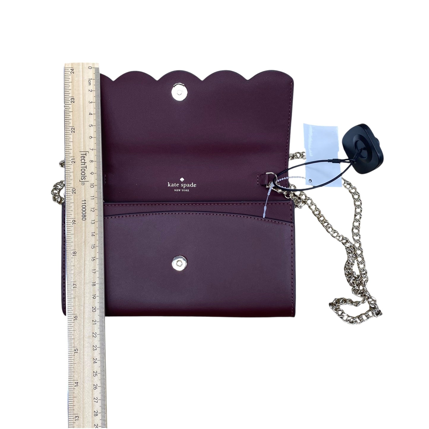 Handbag Designer By Kate Spade In Maroon, Size:Small