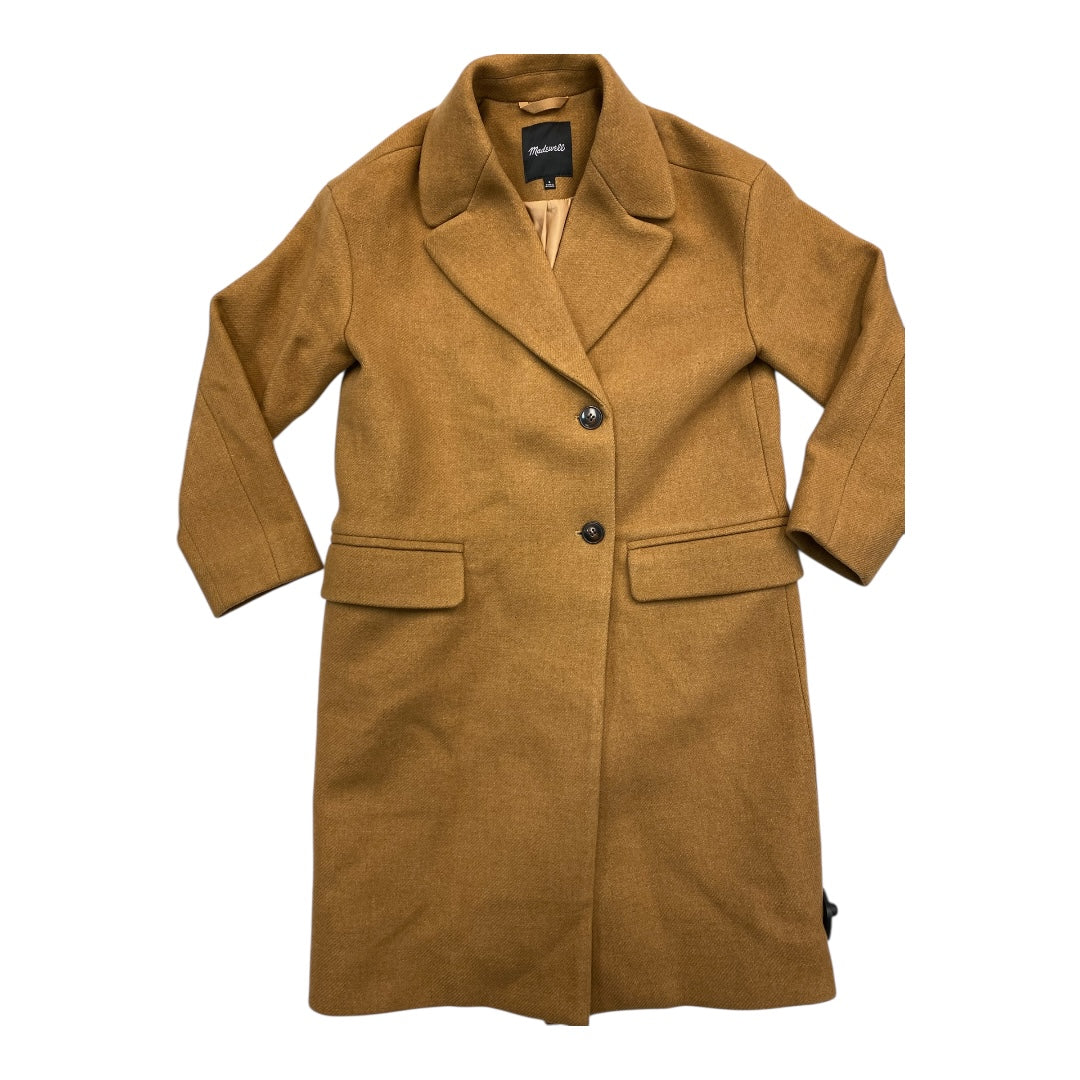 Coat Peacoat By Madewell In Brown, Size:S