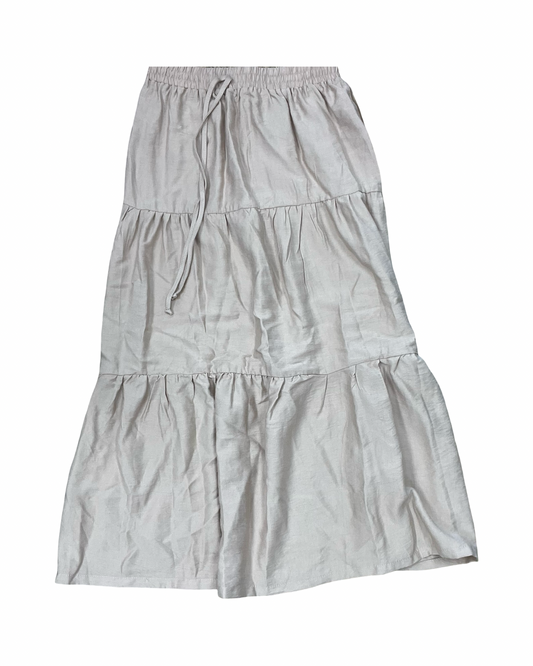 Skirt Maxi By Clothes Mentor In Tan, Size:M