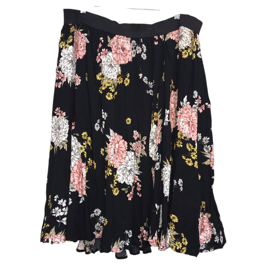 Skirt Midi By Torrid In Floral Print, Size:1X