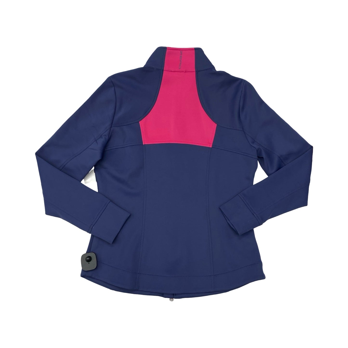 Athletic Jacket By Zero Restriction In Blue & Pink, Size:M