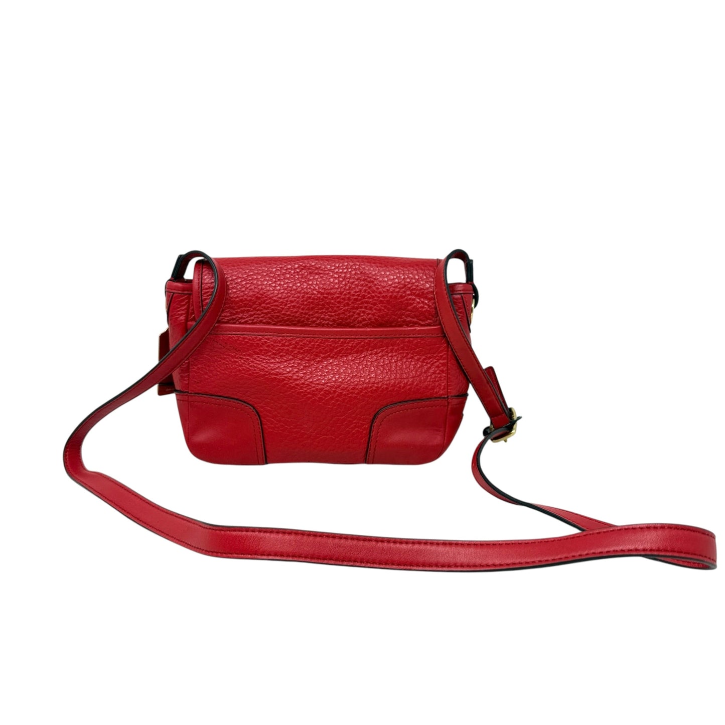 Hadley Luxe Grain Leather Field Crossbody Bag Designer By Coach, Size: Large