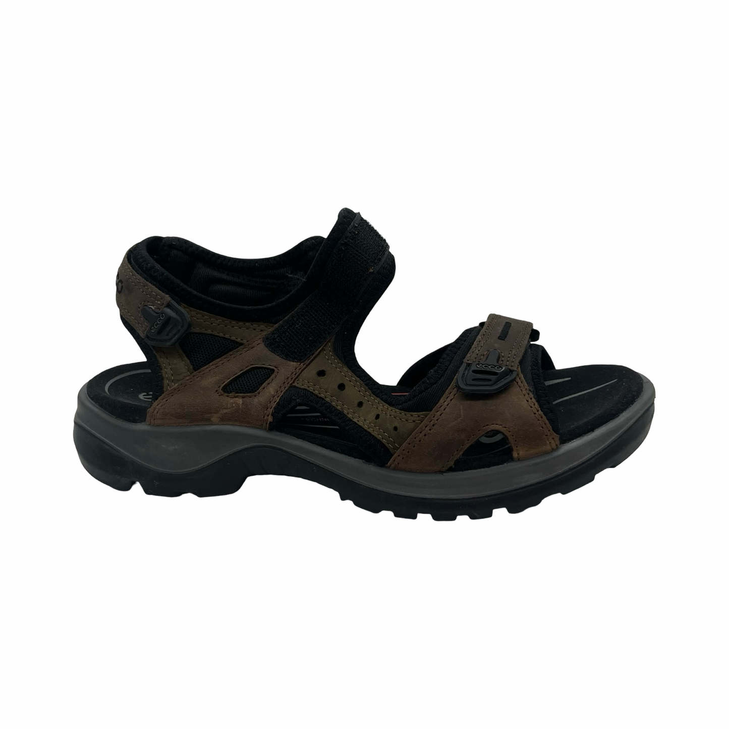 Sandals Flats By Ecco In Brown, Size:6.5