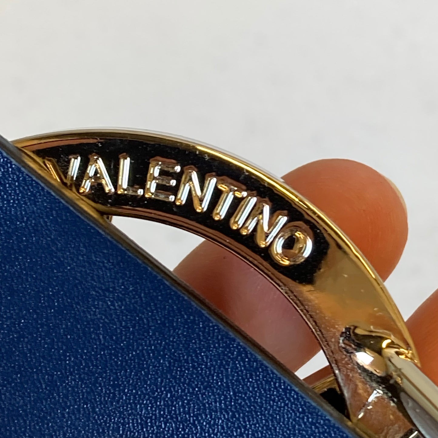 Belt Designer By Valentino-Mario In Blue & Gold