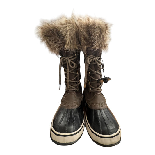 Boots Designer By Sorel In Taupe, Size:10