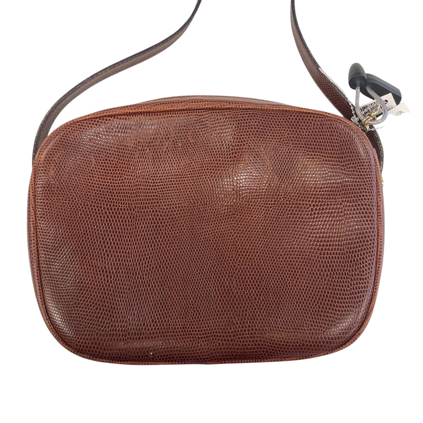 Crossbody Luxury Designer By Ferragamo In Brown, Size:Small