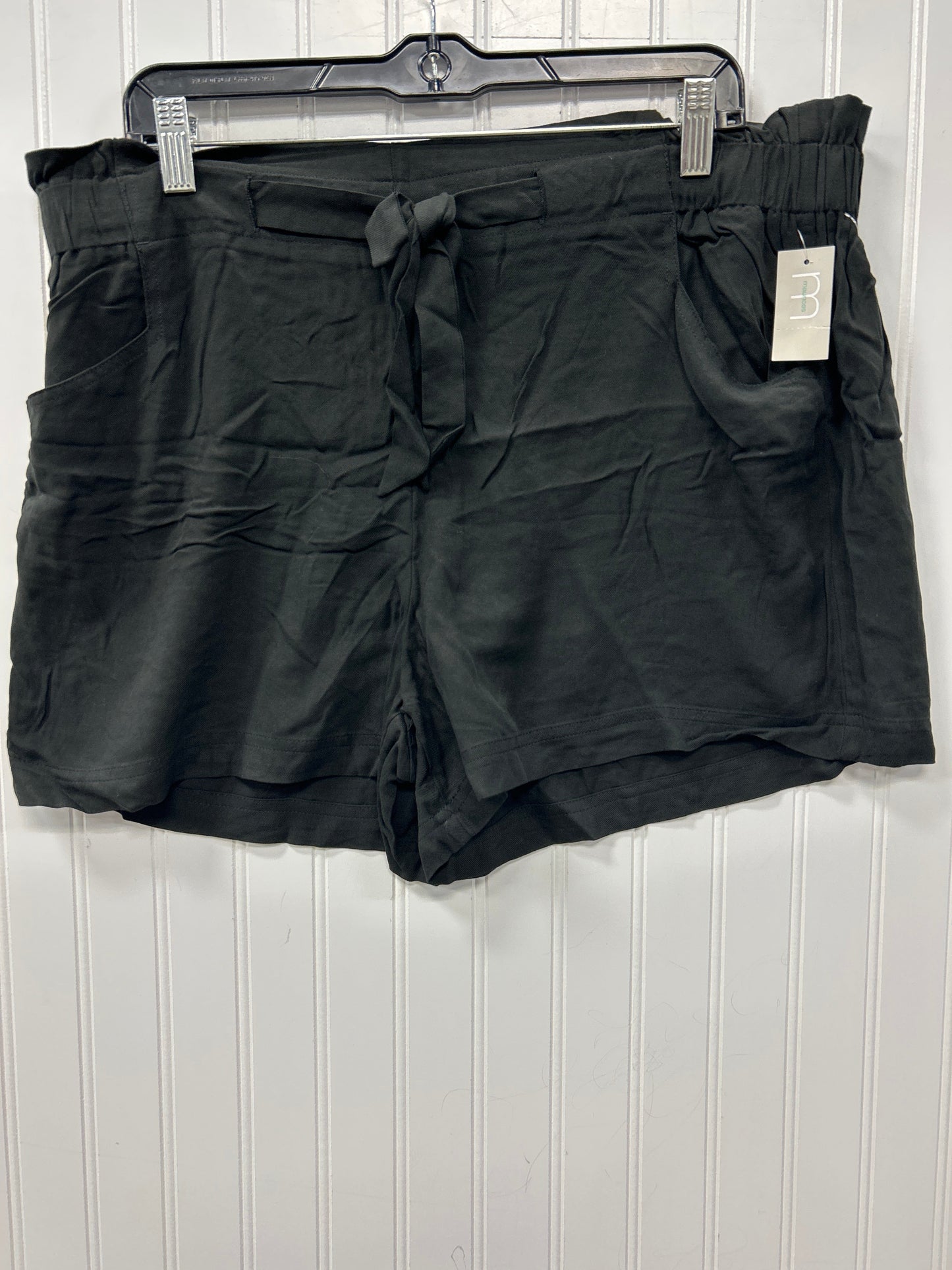 Shorts By Maurices In Black, Size:Xl