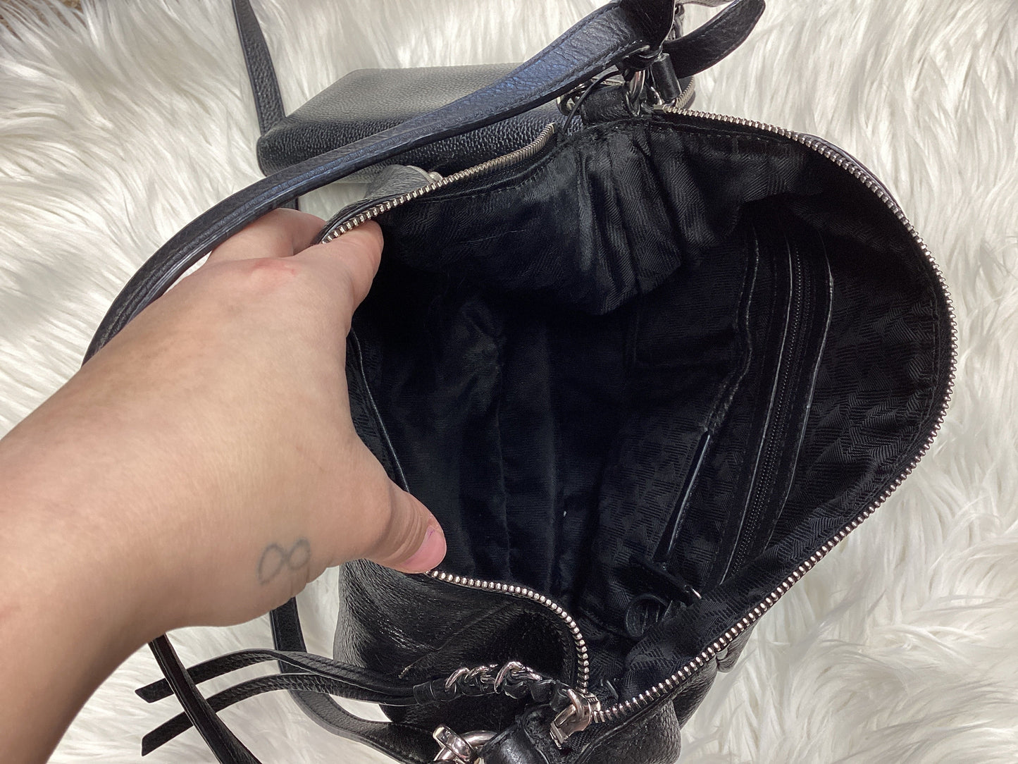 Crossbody Designer By Michael Kors In Brown, Size:Medium