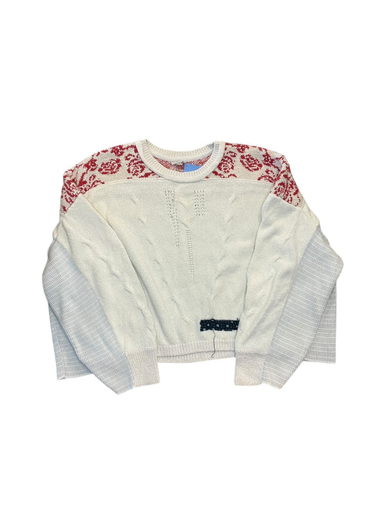 Sweater By Pilcro In White, Size:L
