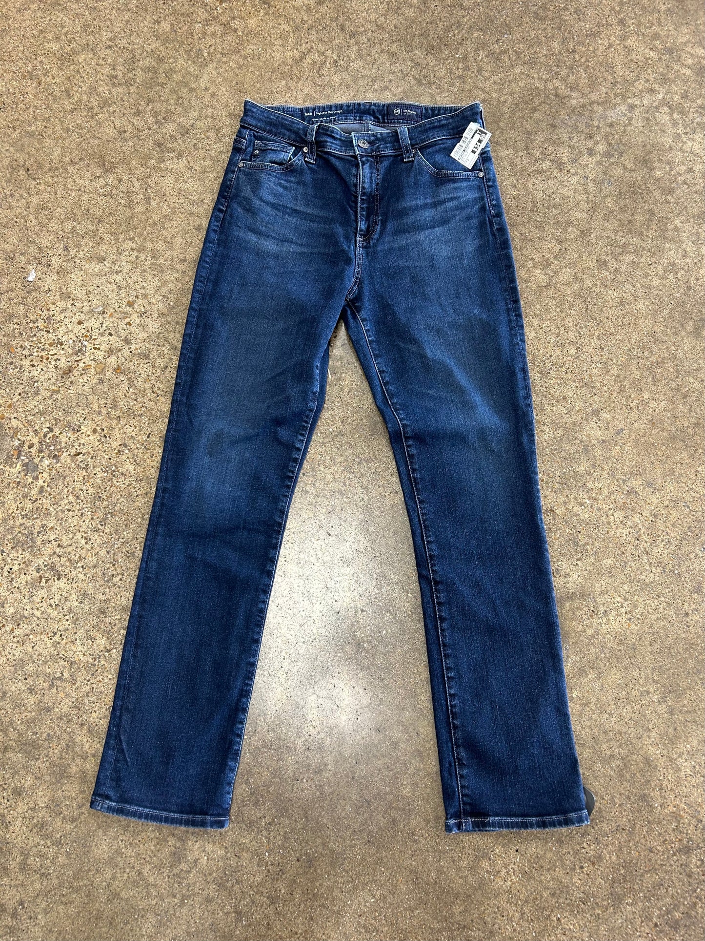 Jeans Straight By Adriano Goldschmied In Blue Denim, Size:6