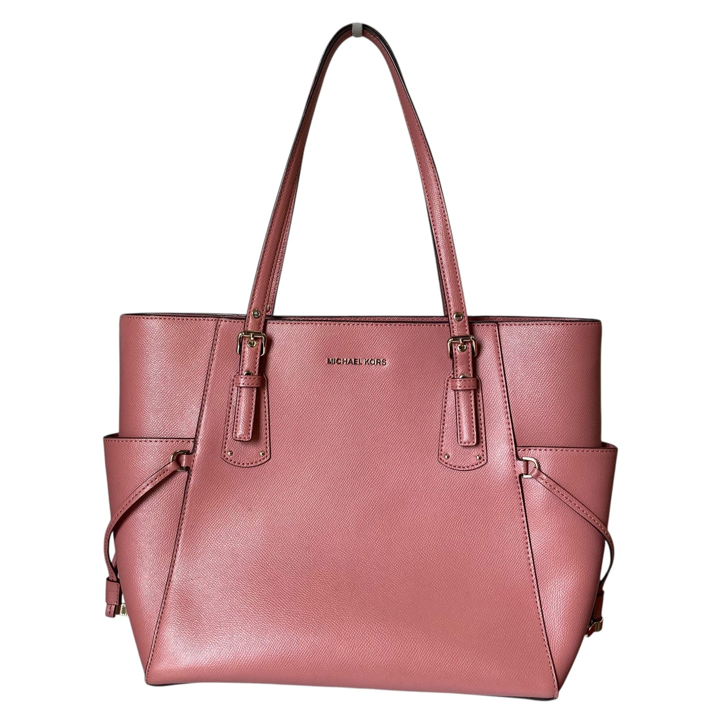 Handbag Designer By Michael Kors In Pink, Size:Large