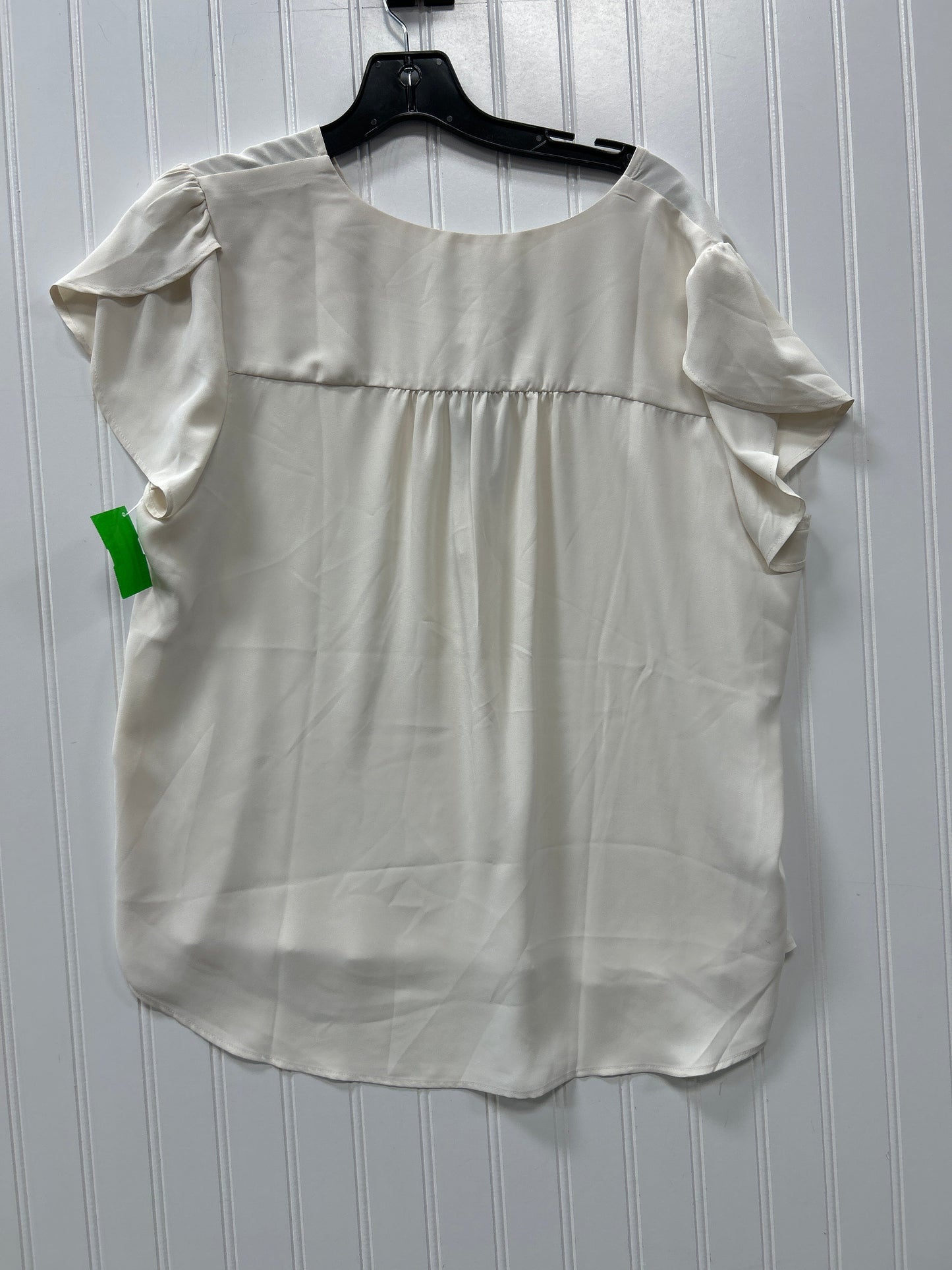 Top Ss By Loft In Cream, Size:Sp
