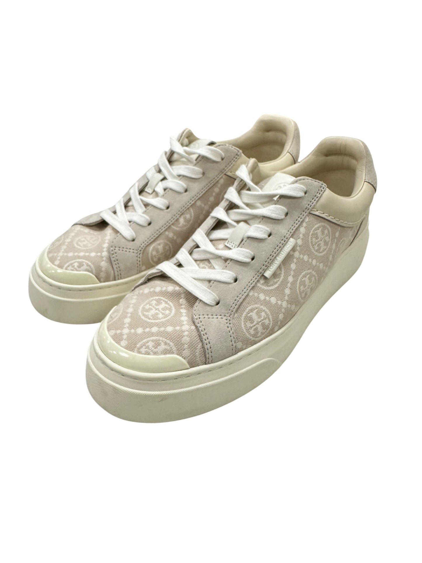 Shoes Designer By Tory Burch In Cream, Size:9