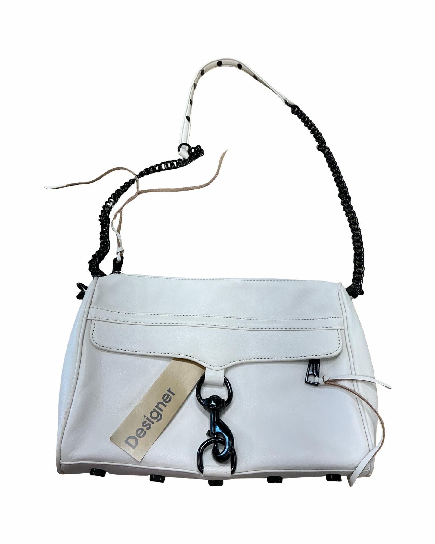 Crossbody Designer By Rebecca Minkoff In Cream, Size:Medium