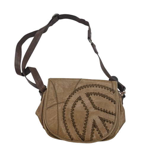 Crossbody Leather By The Sak In Brown, Size:Medium