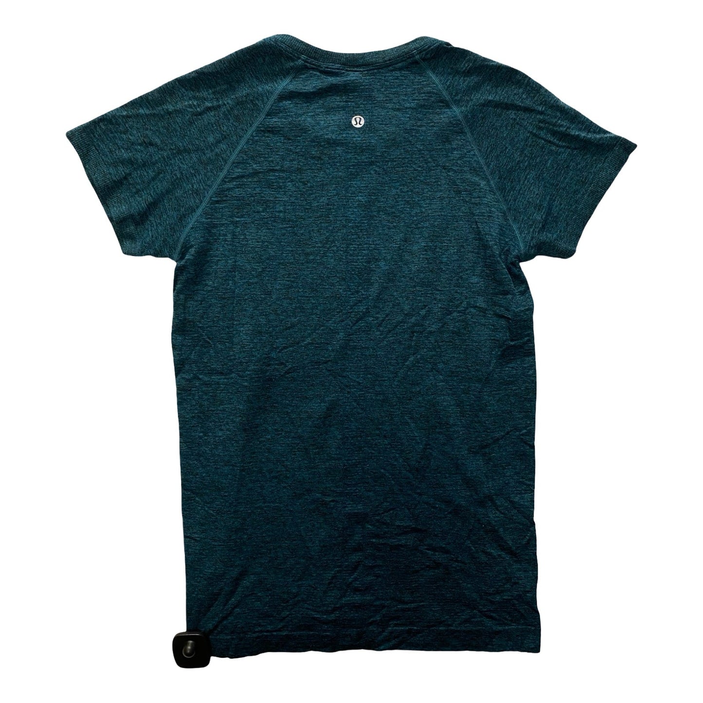 Athletic Top Ss By Lululemon In Teal, Size:8