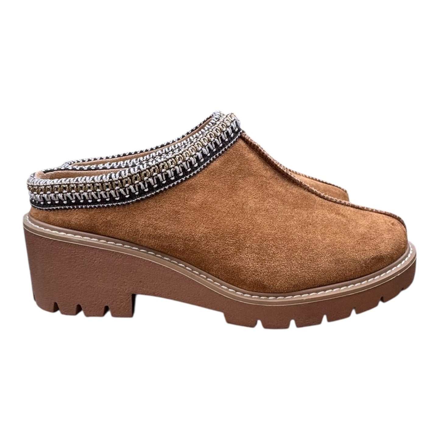 Shoes Flats By Anne Klein In Brown, Size:10