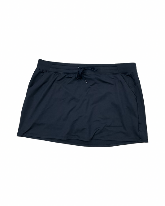 Athletic Skort By Tek Gear In Black, Size:1X