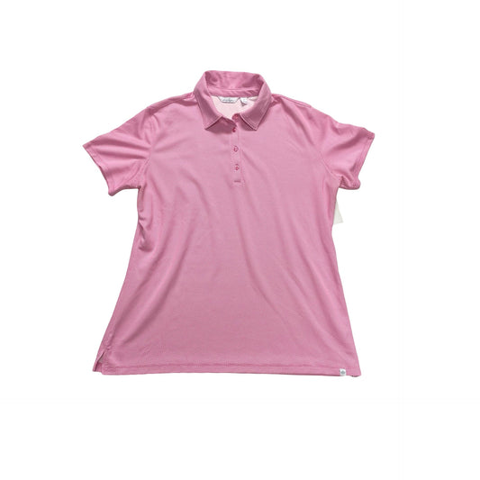 Athletic Top Ss By Lady Hagen In Pink, Size:L