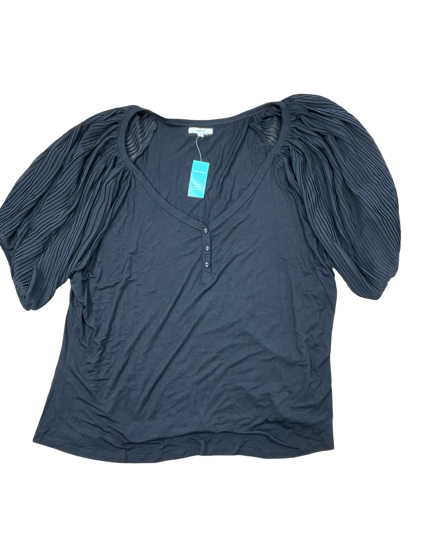 Top Ss By Maurices In Black, Size:2X