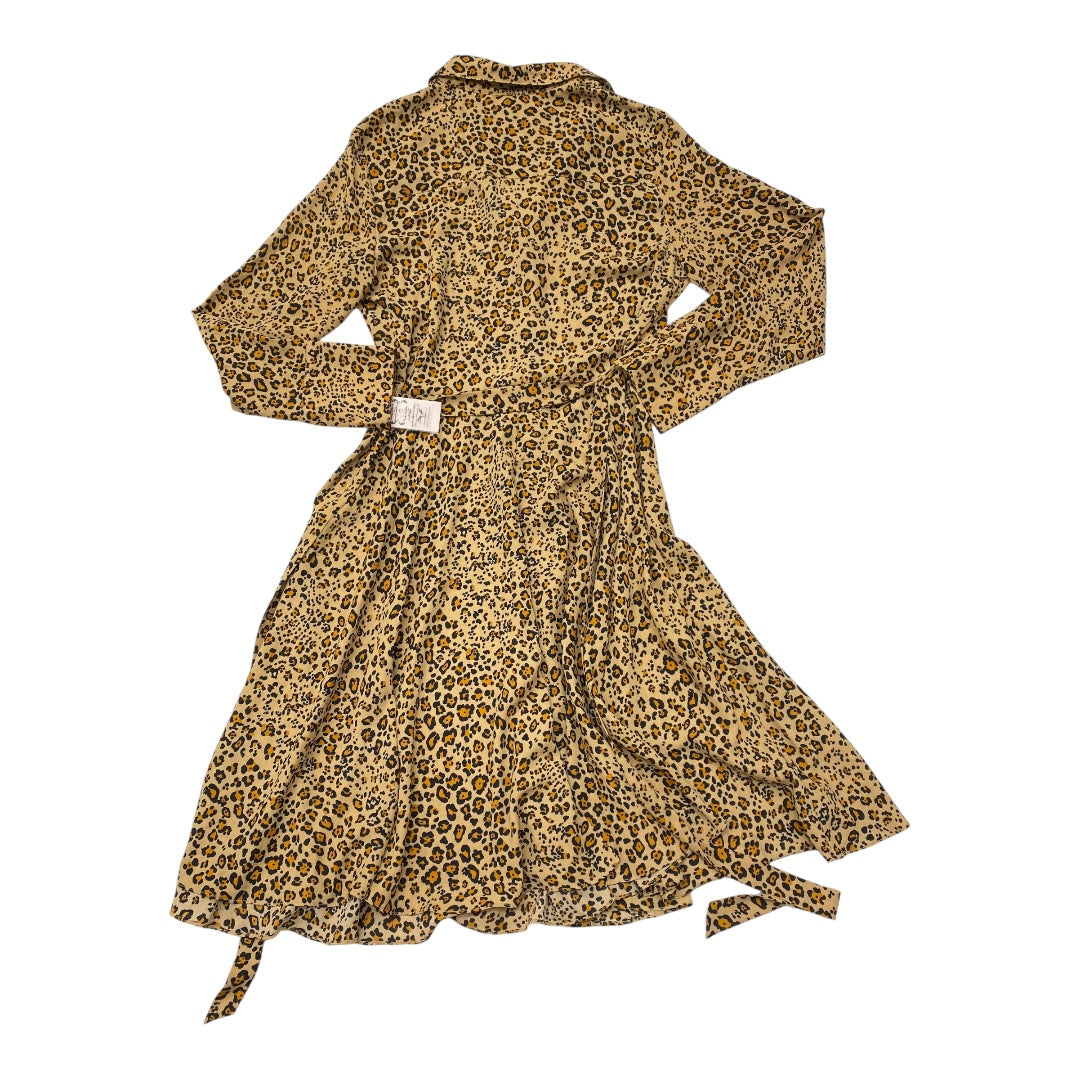 Dress Casual Midi By Nanette By Nanette Lepore In Animal Print, Size:10
