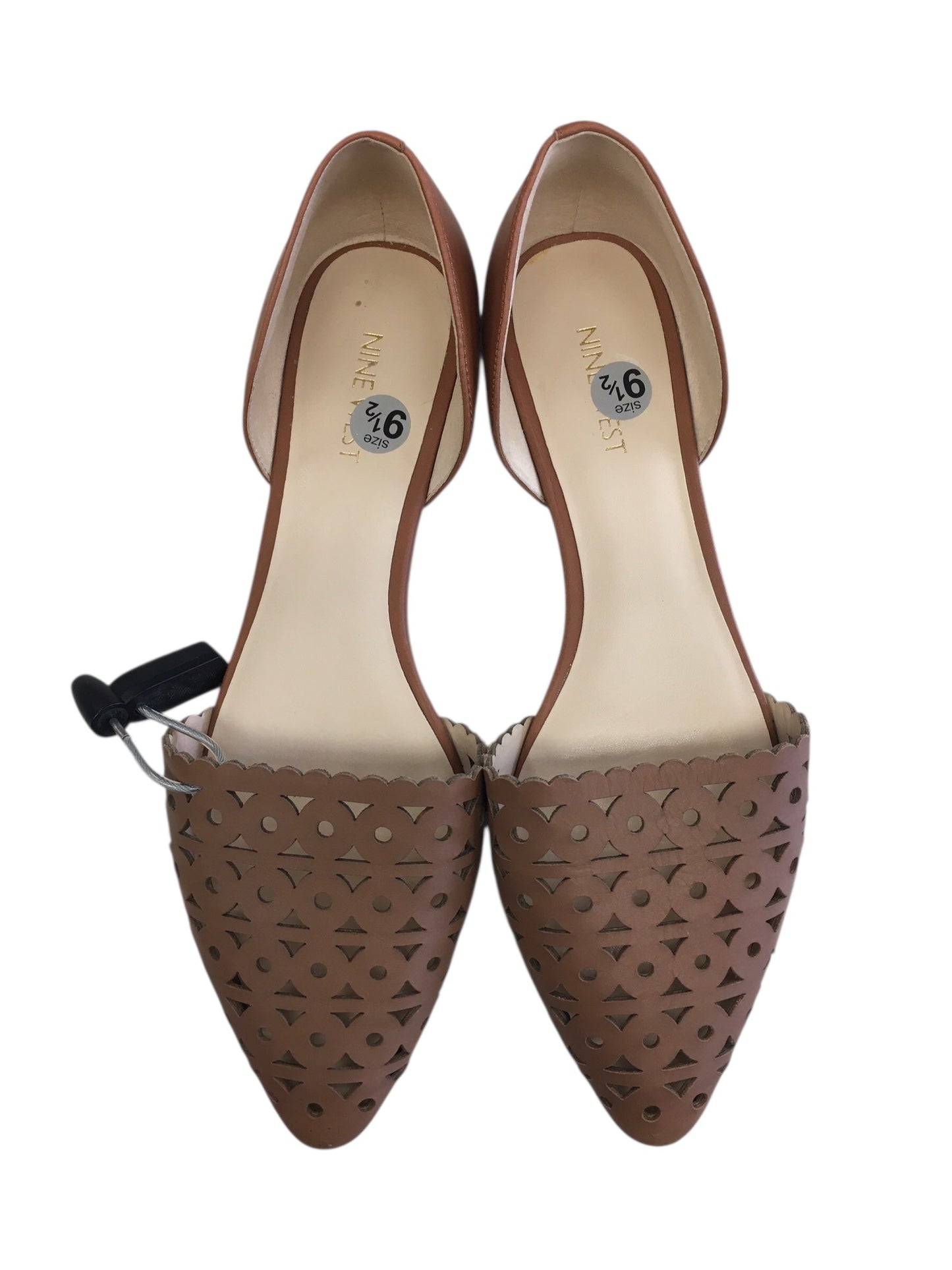 Shoes Flats By Nine West In Brown, Size:9.5
