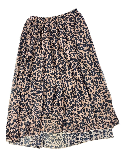Skirt Maxi By Clothes Mentor In Animal Print, Size:L