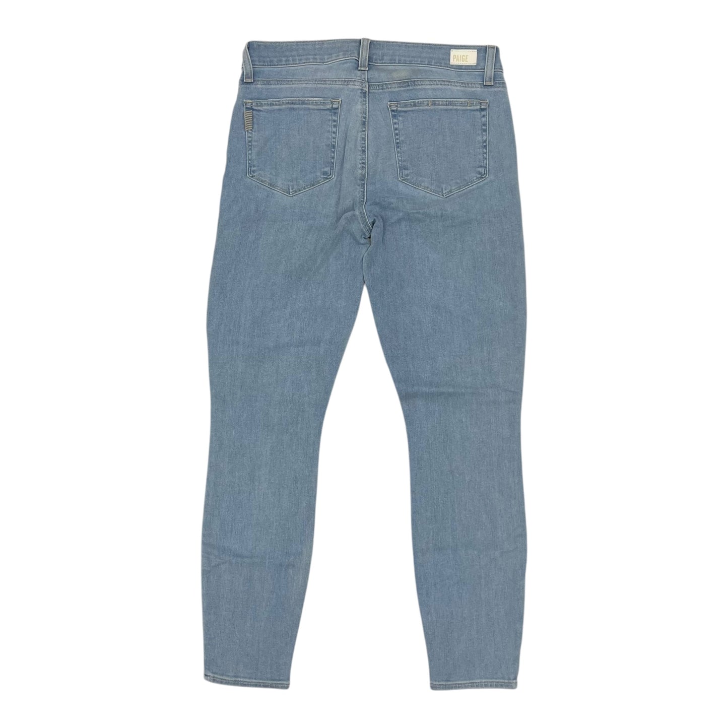Jeans Skinny By Paige In Blue Denim, Size:8