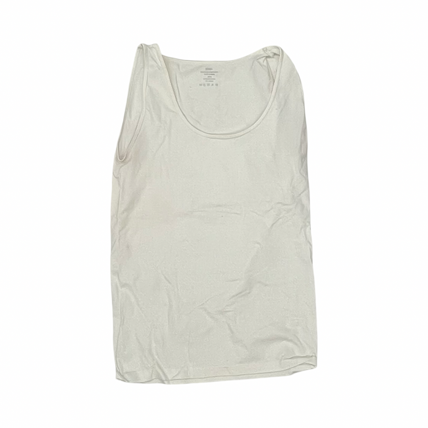 Tank Top By Zenana In White, Size:2X