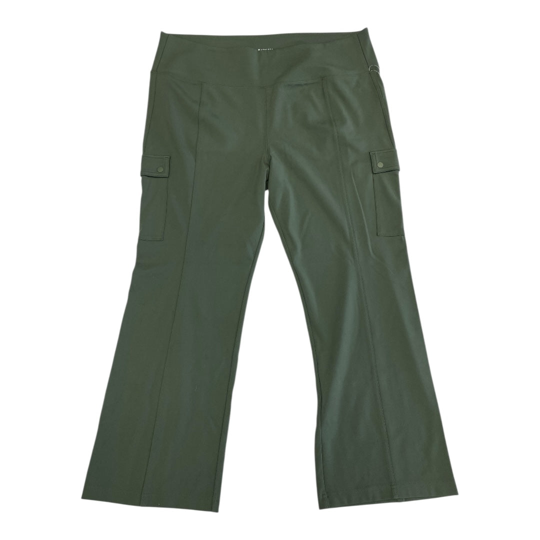 Athletic Pants By Athleta In Green, Size:2X