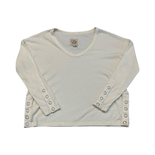 Top Ls By Chaser In Cream, Size:S
