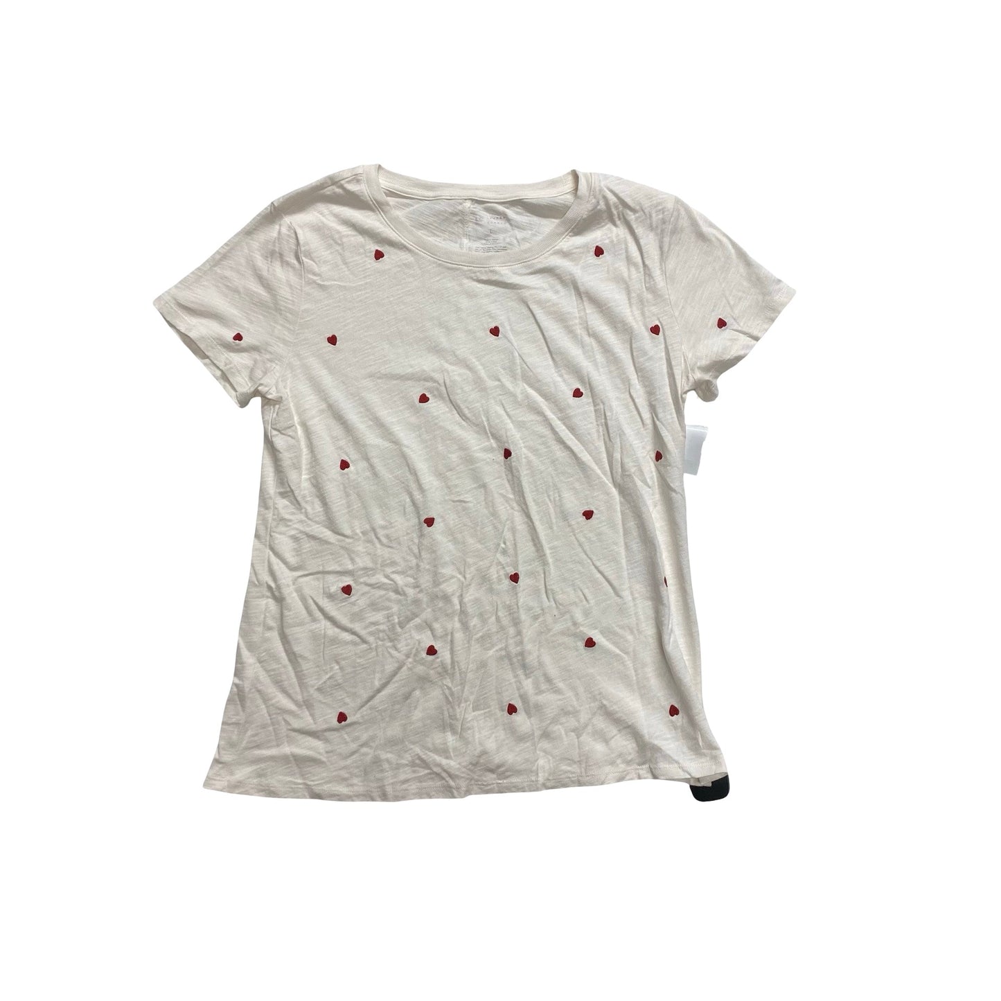 Top Ss By Lc Lauren Conrad In Cream & Red, Size:L