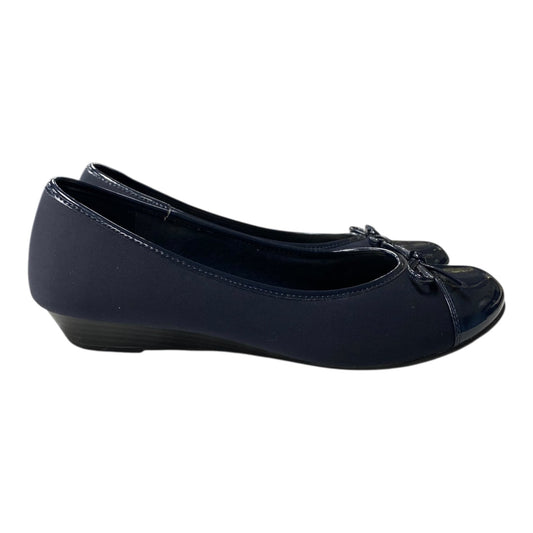 Shoes Flats By Abella In Blue, Size:7