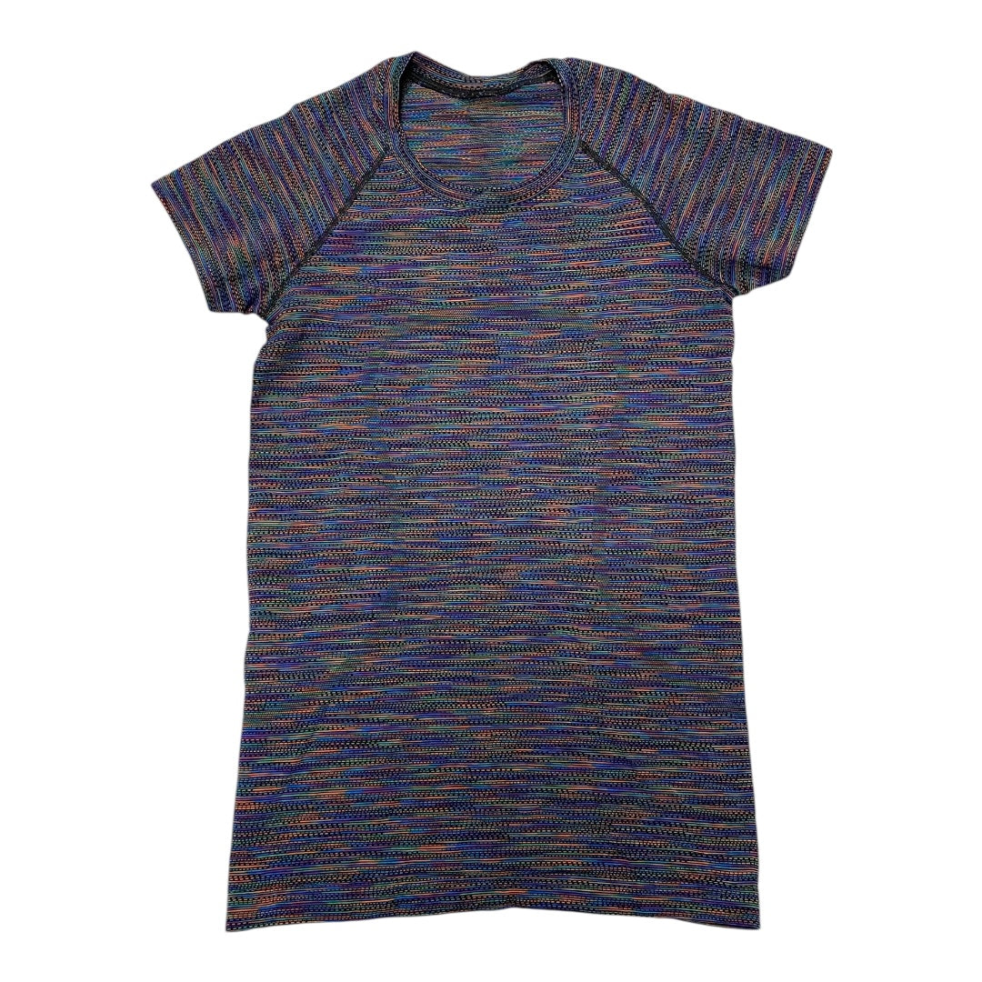 Athletic Top Ss By Lululemon In Multi, Size:6