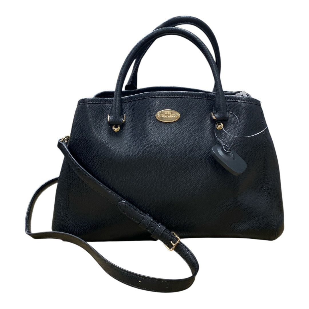 Handbag Designer By Coach In Black, Size:Medium