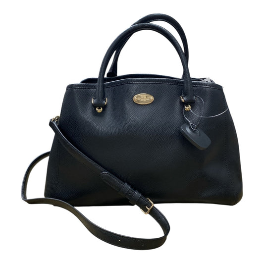 Handbag Designer By Coach In Black, Size:Medium