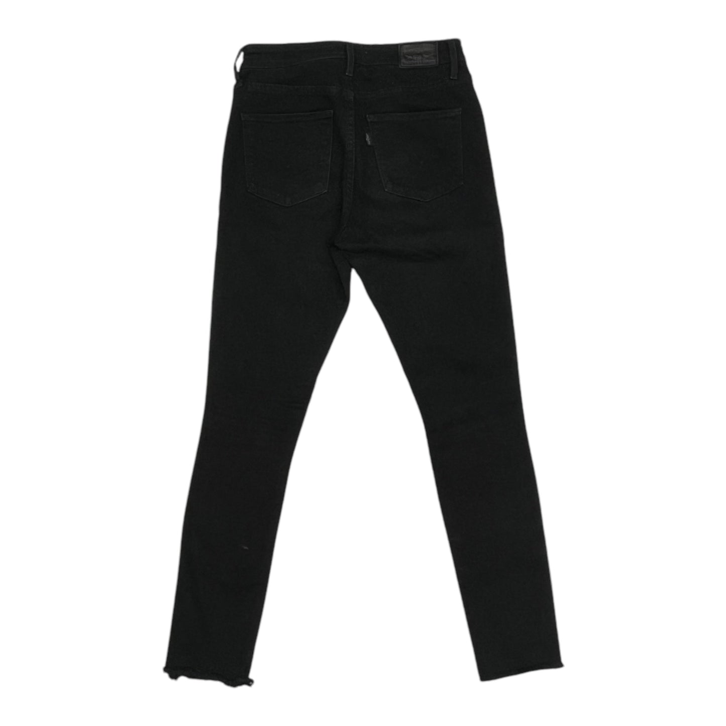 Jeans Skinny By Levis In Black Denim, Size:2