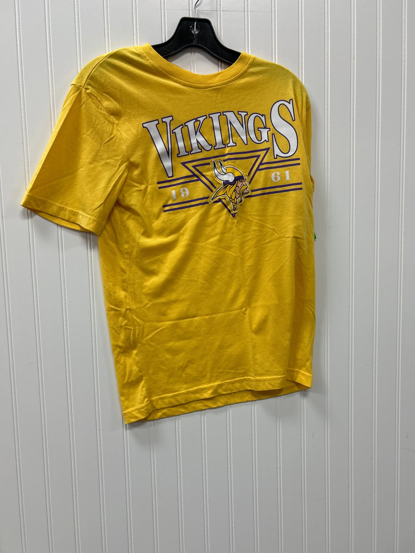 Athletic Top Ss By Nfl In Yellow, Size:S