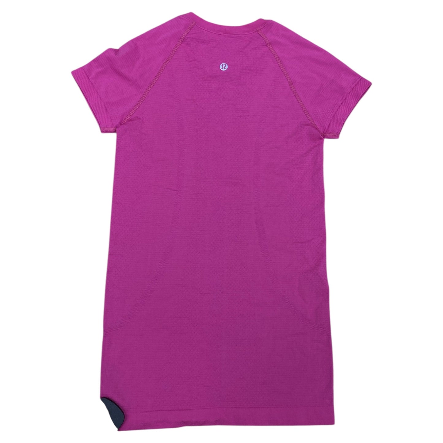 Athletic Top Ss By Lululemon In Pink, Size:2